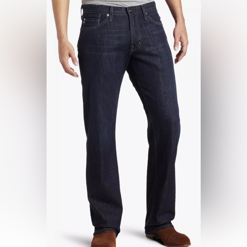 AG Adriano Goldschmied The Hero Relaxed Fit Dark Wash Jeans Men 40R